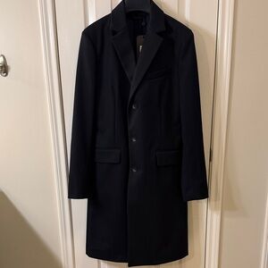 rag & bone Classic Black Navy Trench Coat